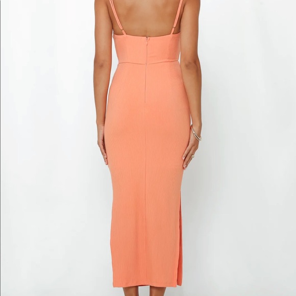Hello Molly MIDI Dress - Peach - Picture 2 of 3